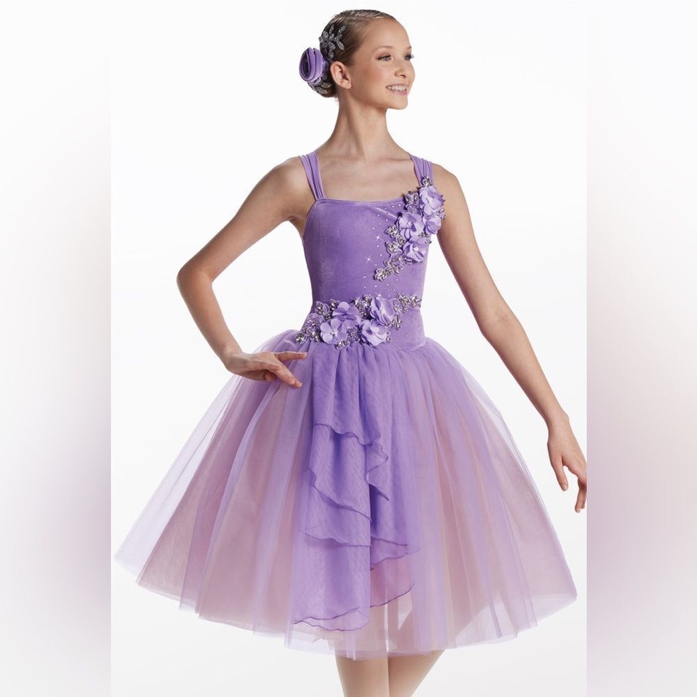 Weissman Showtime Piano Daydream Ballet Costume in Iris, New in Package